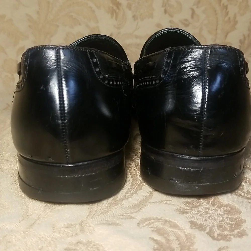 Vintage Florsheim imperial,Black Western Style Men's oxfords,dress shoe.